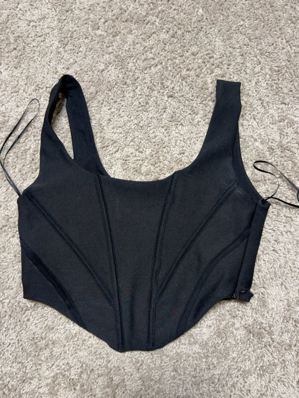 Zara Structured Corset Top